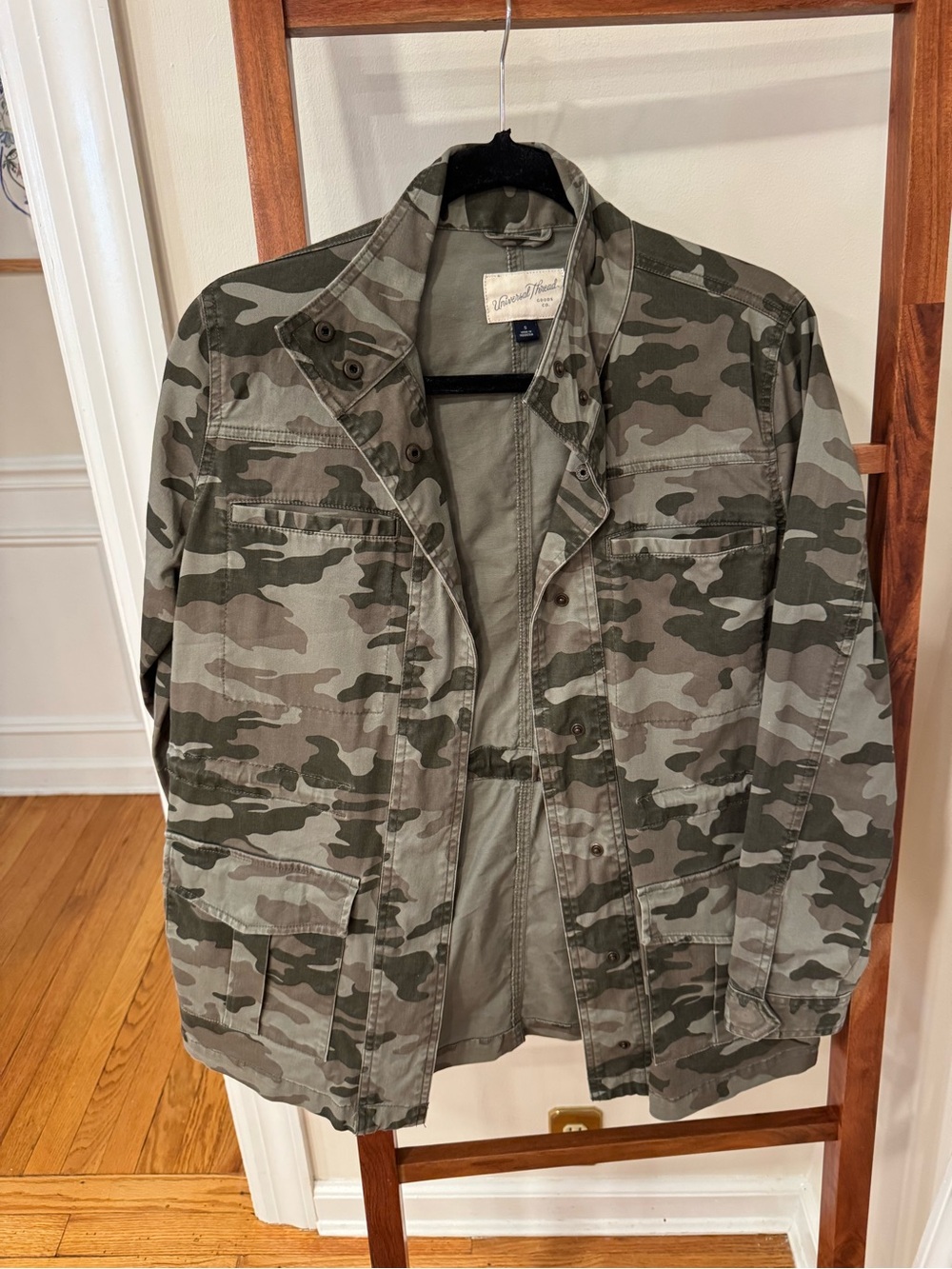 Universal Thread Men's Olive Camo Field Jacket